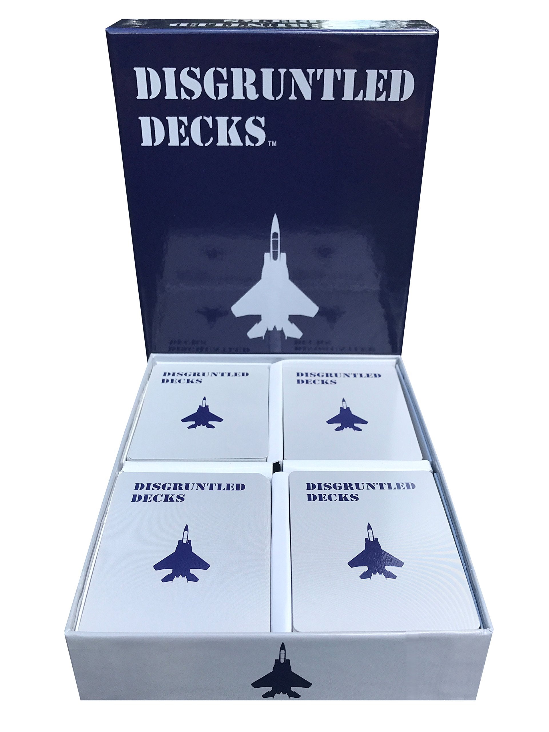 Disgruntled Decks - The Original Military Party Card Game for Veterans - Air Force-Themed Deck