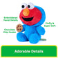 GUND Sesame Street Elmo x Cookie Monster 10-Inch Buddy-Up Plush Toy Ages 1+