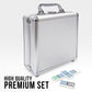 Front Porch Classics, Mexican Train Domino Set On-The-Go Aluminum Carrying Case, 2 to 8 Players Ages 8 to 99