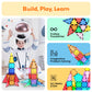 PicassoTiles Magnetic Building Block Rocket Booster Theme Set Magnet Construction Toy Educational Kit Engineering STEM Learning Playset Child Brain