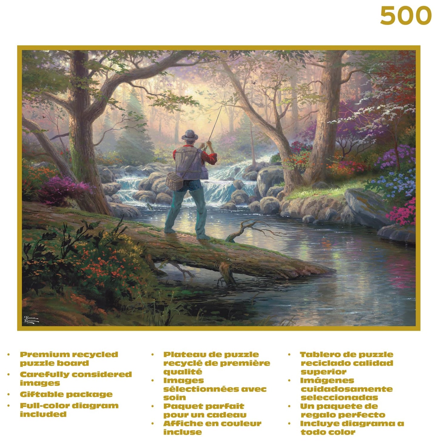 Buffalo Games - Thomas Kinkade It Doesn't Get - 500 Piece Puzzle for Adults