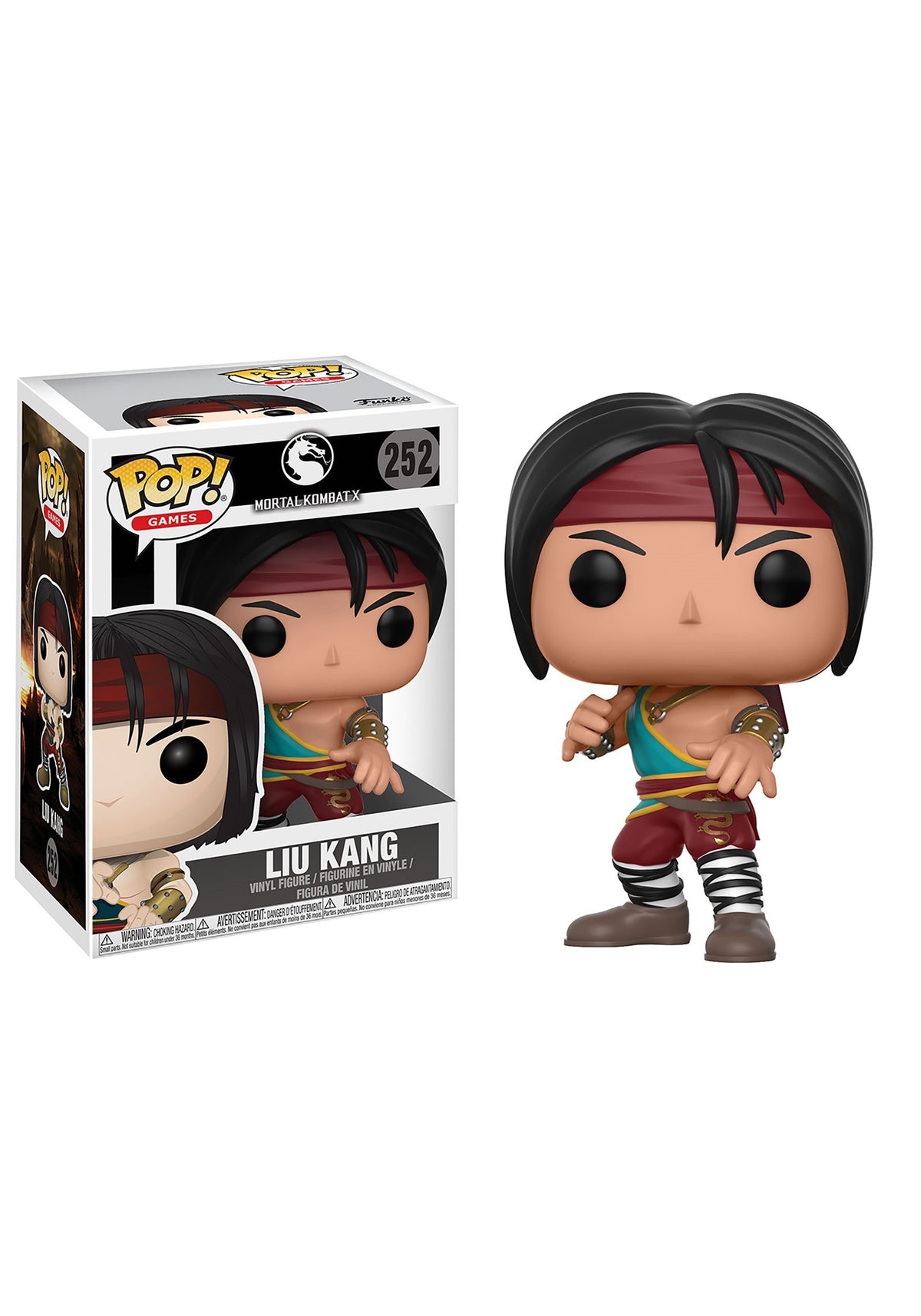 Funko Pop Games: Mortal Combat - Liu Kang Collectible Vinyl Figure