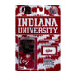 Bobbi-Dobbiez Attachable Plushie Indiana University Hoosiers Mini Bison Mascot - Attaches to Backpacks, Bags, Shoes, Water Bottles, and More