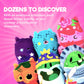 Cats vs Pickles 2pk Mystery Bags Fuchsia Wave Bean Filled Plushies - Stocking Stuffers - Blind Bags for Girls and for Boys - Sensory Friendly Surprise