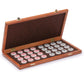 Yellow Mountain Imports Chinese Chess (Xiangqi) Set with Folding Rosewood Veneer Board (16.3-inch) and Acrylic Playing Pieces