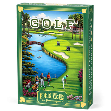 Boardwalk Puzzles Premium Featherlight Unique Playing Cards, Fun Themed Deck for Home and Travel | Golf