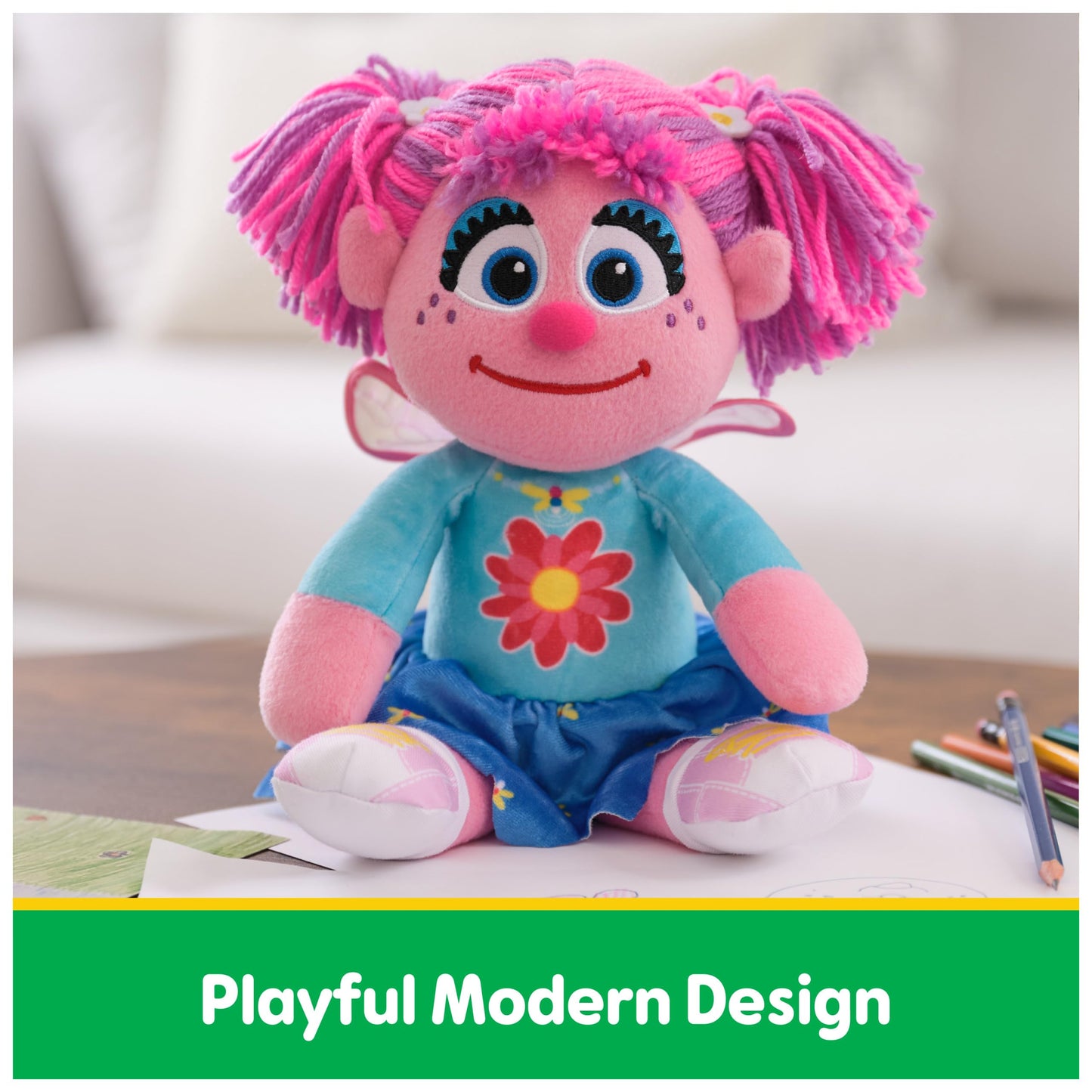 GUND Sesame Street Abby Cadabby Take Along Buddy 13-Inch Plush for Ages 1+