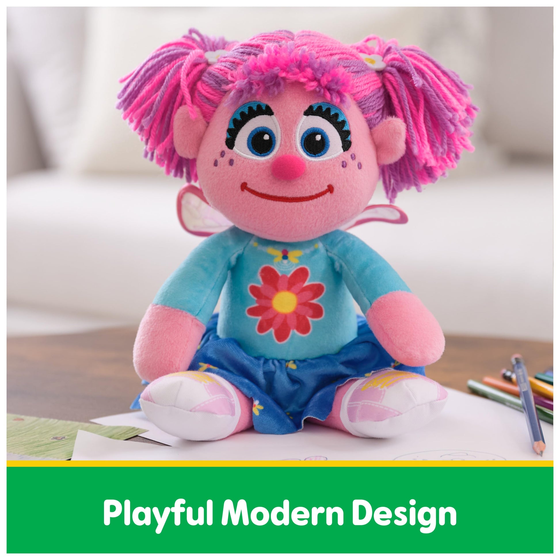 GUND Sesame Street Abby Cadabby Take Along Buddy 13-Inch Plush for Ages 1+