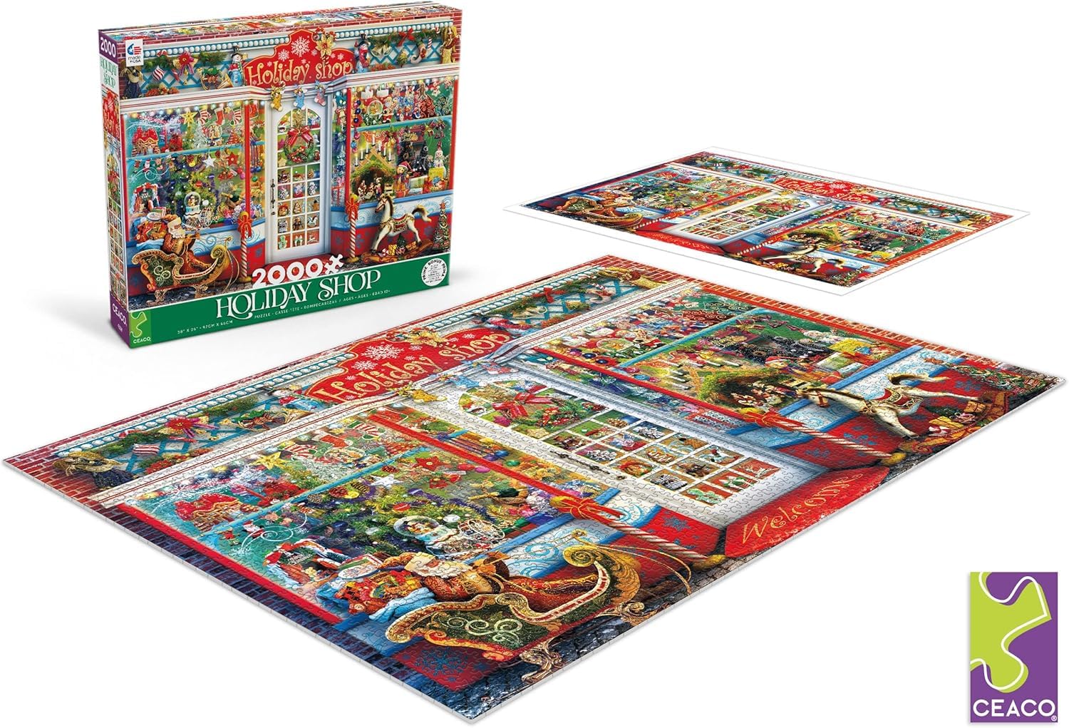 Ceaco - Holiday - Holiday Shop - 2000 Piece Jigsaw Puzzle