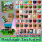 Magnetic Blocks - 500 PCS Magnetic Building Blocks Cubes, Magnet Toys for Kids Age 3+, Toy Building Set for Kids, Magnets Stacking Construction Easter