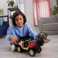 Matchbox RC Jurassic World Toy Truck, Remote-Control Battery-Operated Vehicle with Dinosaur Figure, Dino Catcher RC & Capture Cage for Transport