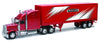 New-Ray Toys 1:32 Scale Patriotic Long Haulers, Multicolor, 4 Count Toy Vehicle Set
