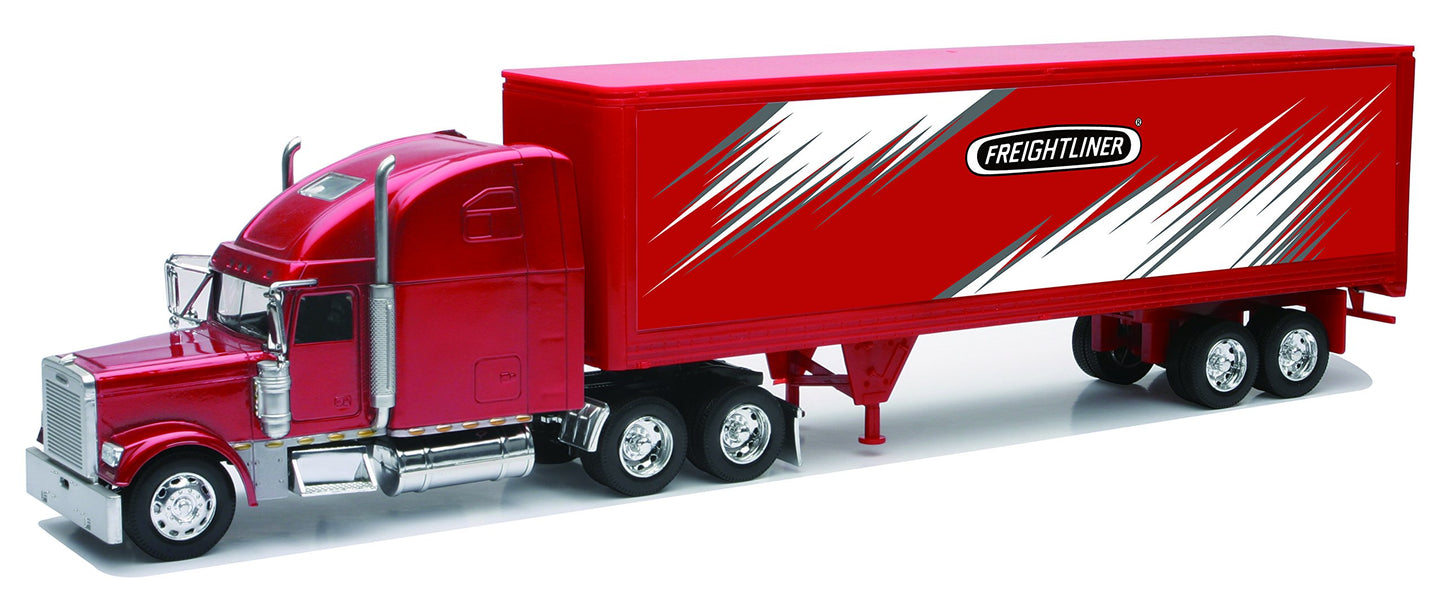 New-Ray Toys 1:32 Scale Patriotic Long Haulers, Multicolor, 4 Count Toy Vehicle Set