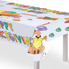Happy Thanksgiving Coloring Tablecover - 48" x 36" | White | 1 Pc.
