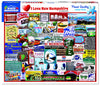 White Mountain 1000 Piece Jigsaw Puzzle State Icons, I Love New Hampshire