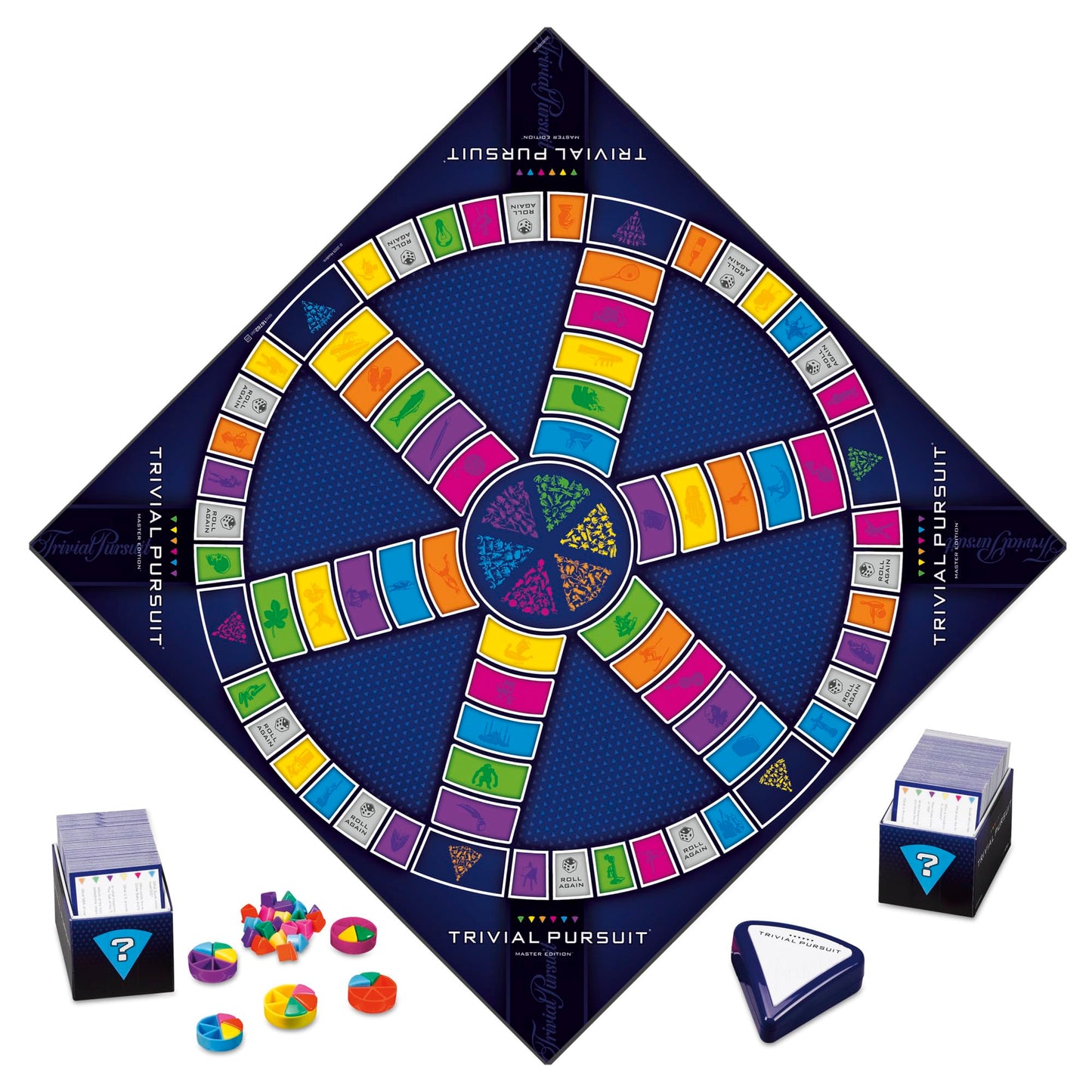 Hasbro Gaming Trivial Pursuit Master Edition Trivia Game, Board Games for Adults and Teens, Includes Electronic Timer, Trivia Games for 2 to 6