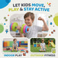 Kids Workout Dumbbell Weights Set - Toddler Toy Gym Equipment for Pretend Play Lifting, Exercise & Fitness - Adjustable Fill with Sand or Water (2
