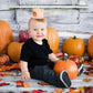 Little Pumpkin 1st Birthday Crown - Pumpkin Theme Crown, Thanksgiving Day Party Supplies, Baby Boy/Girl Fall Cake Smash Photo Prop