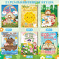 Kalysky 24Pcs Christian Bible Coloring Books for Kids, Mini Religious Jesus Stories Booklet Bulk,DIY Art Drawing Book Activity Supplies for Church