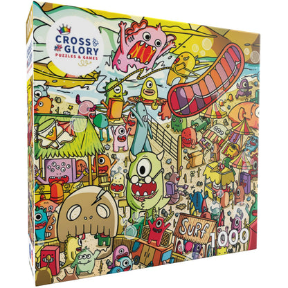 Cross & Glory | Jigsaw Puzzles for Adults | Surf 'n' Scream Beach Party