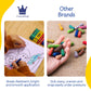 CrayonKing 3,000 Bulk Crayons, 4 Colors, Non-Toxic