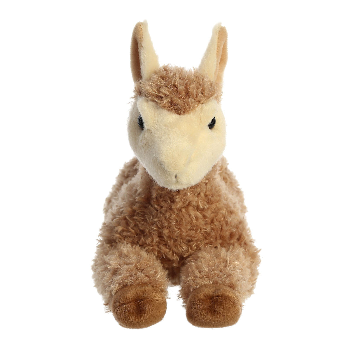 Aurora® Adorable Flopsie™ Louis Llama™ Stuffed Animal - Playful Ease - Timeless Companions - Brown 12 Inches
