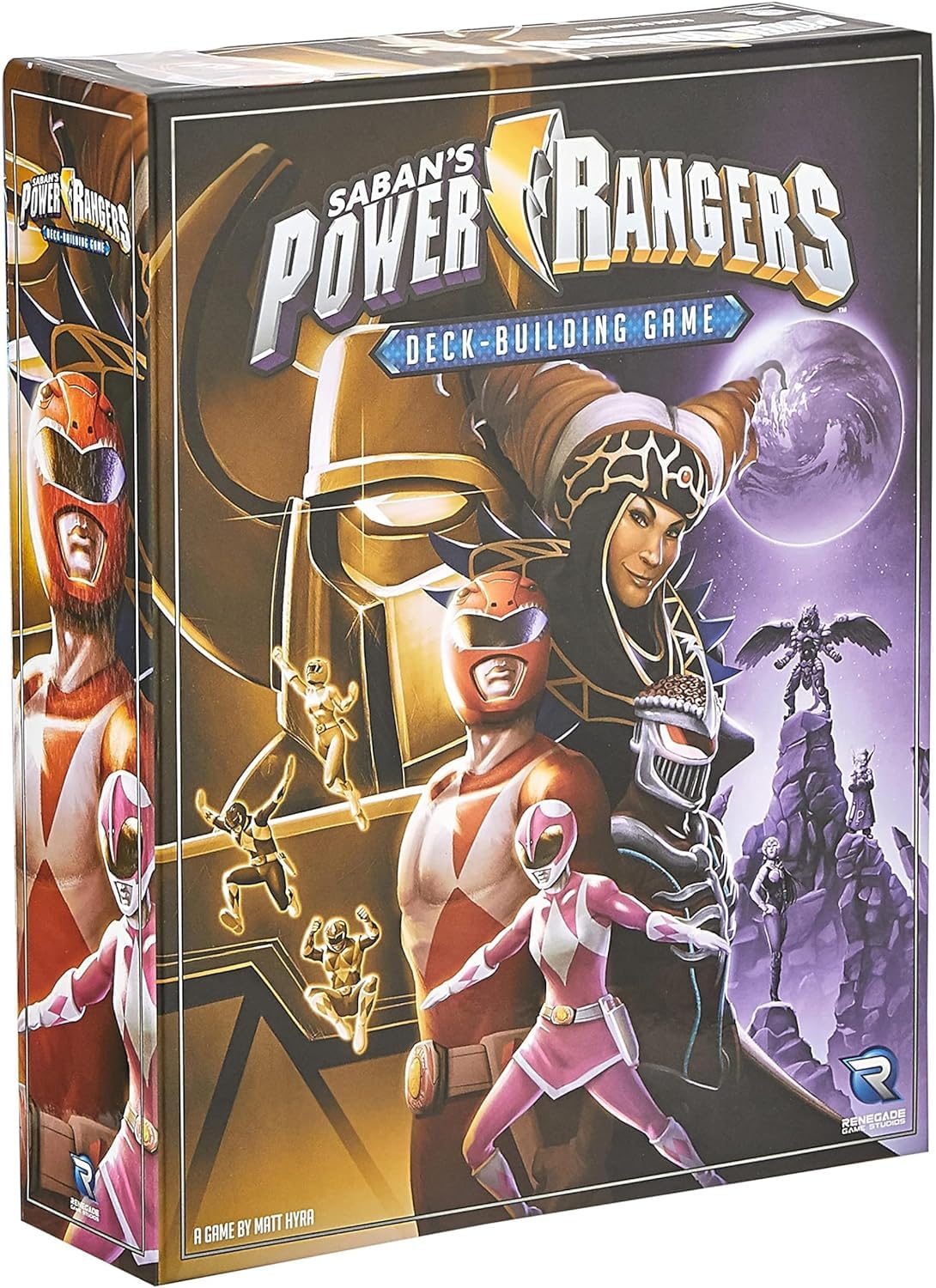 Renegade Game Studios Power Rangers Deck-Building Game 2-4 Players, Ages 13+ Core Set