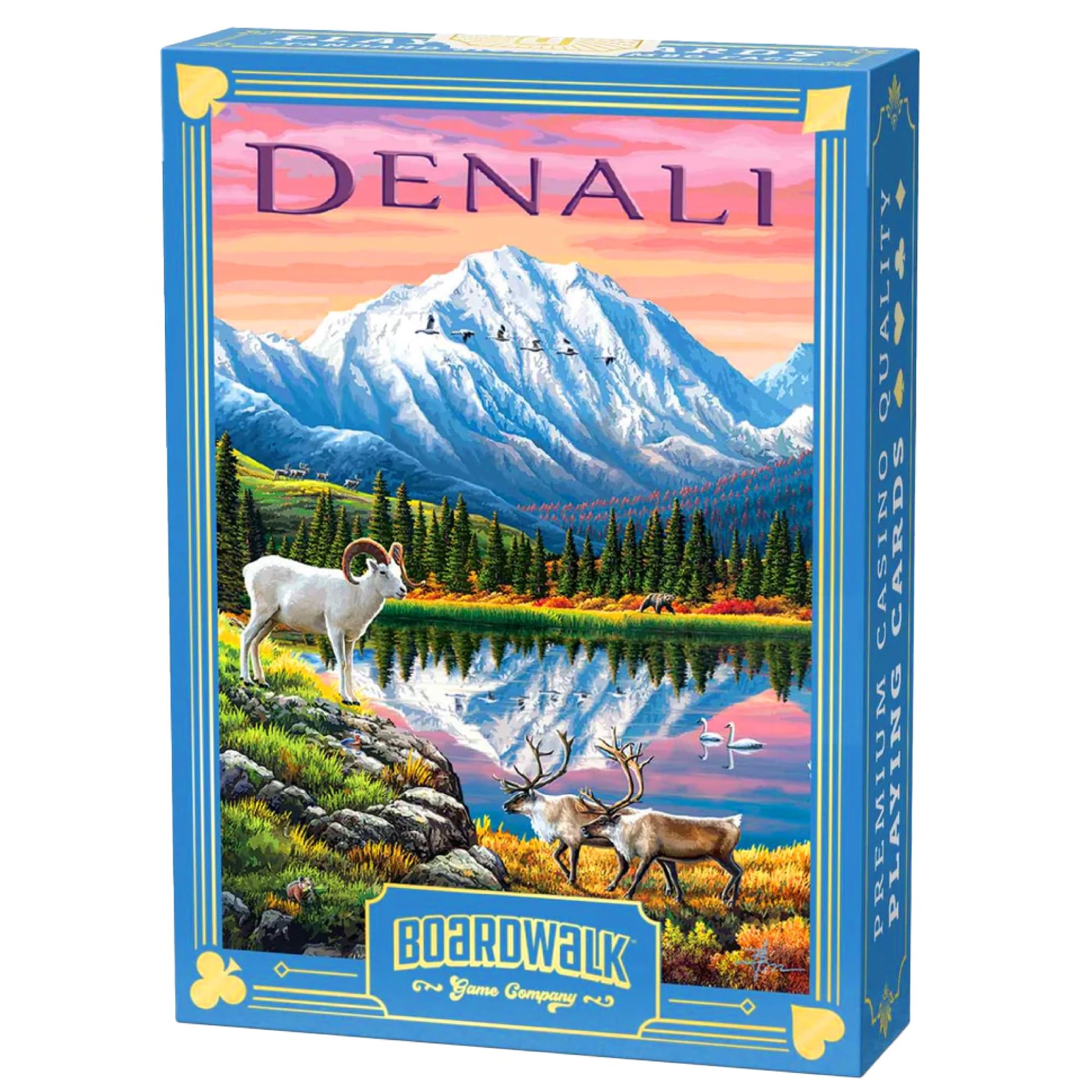 Boardwalk Puzzles Denali, Featherlight Unique Playing Cards, Fun Themed Deck for Home and Travel