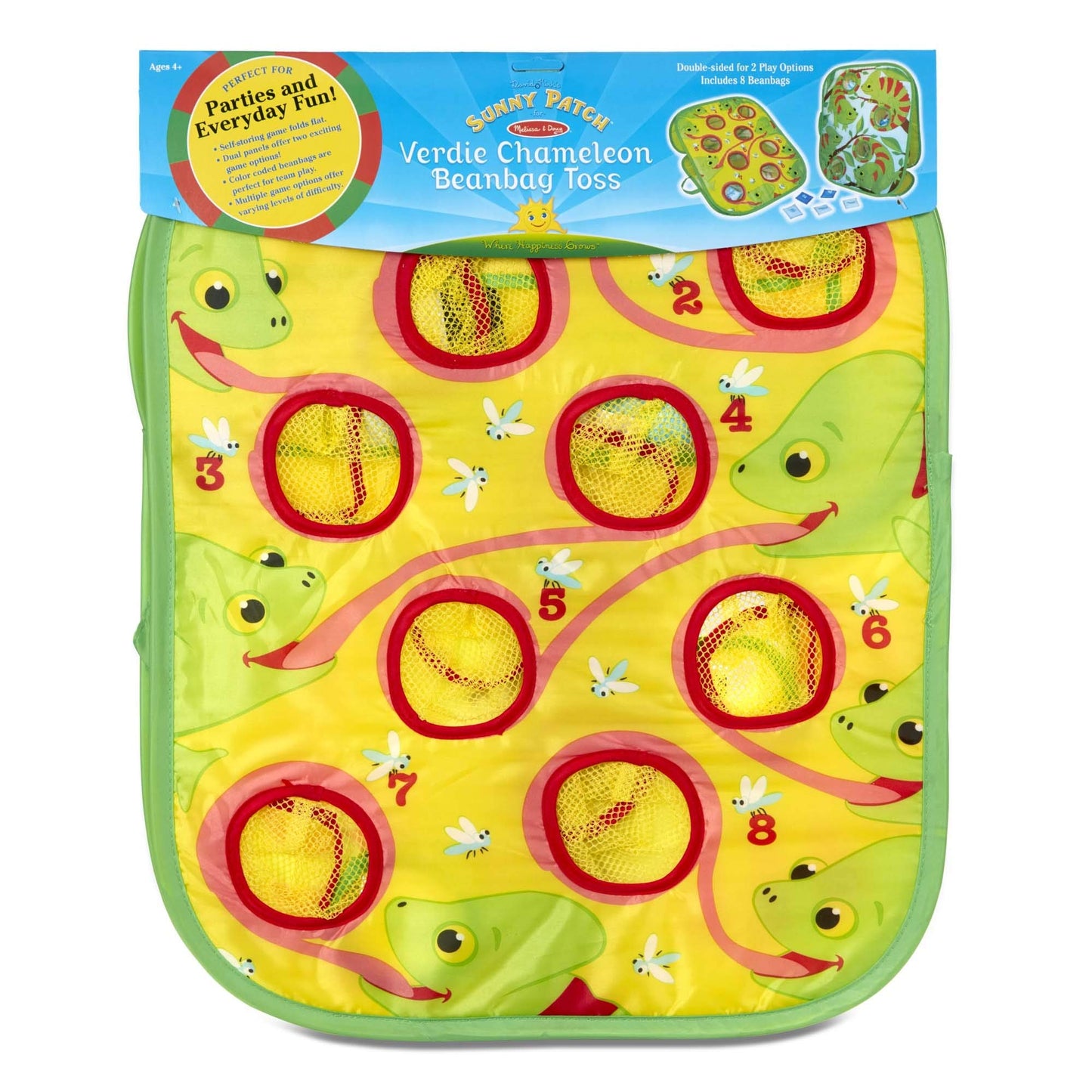 Melissa & Doug Verdie Chameleon Beanbag Toss