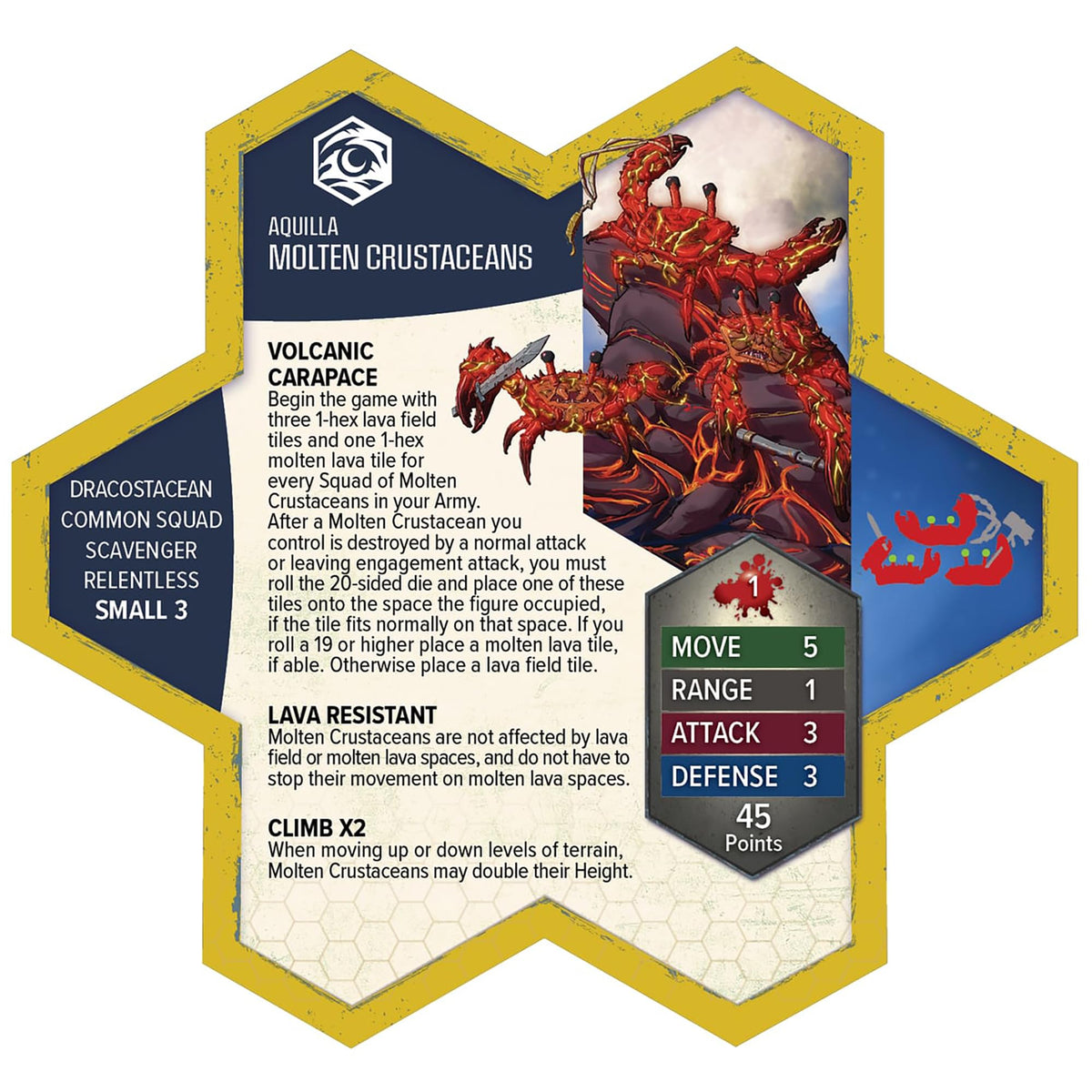 Renegade Game Studios Heroscape Molten Crustaceans & Tanuki Tricksters