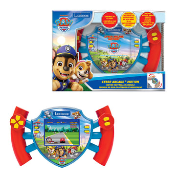 Lexibook, Paw Patrol Cyber Arcade Motion® Console with Gesture Control, Color LCD Screen 2.8'' and 50 Games Including 10 from Paw Patrol Universe