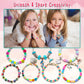 leitait Girls Toys Bracelet Making Kit -3400pcs Charm Jewelry Making Kit Supplies,Unicorn/Mermaid Crafts Birthday Christmas Gifts for Girls Ages 5 6 7