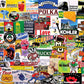 White Mountain 1000 Piece Jigsaw Puzzle Cheesehead State, I Love Wisconsin