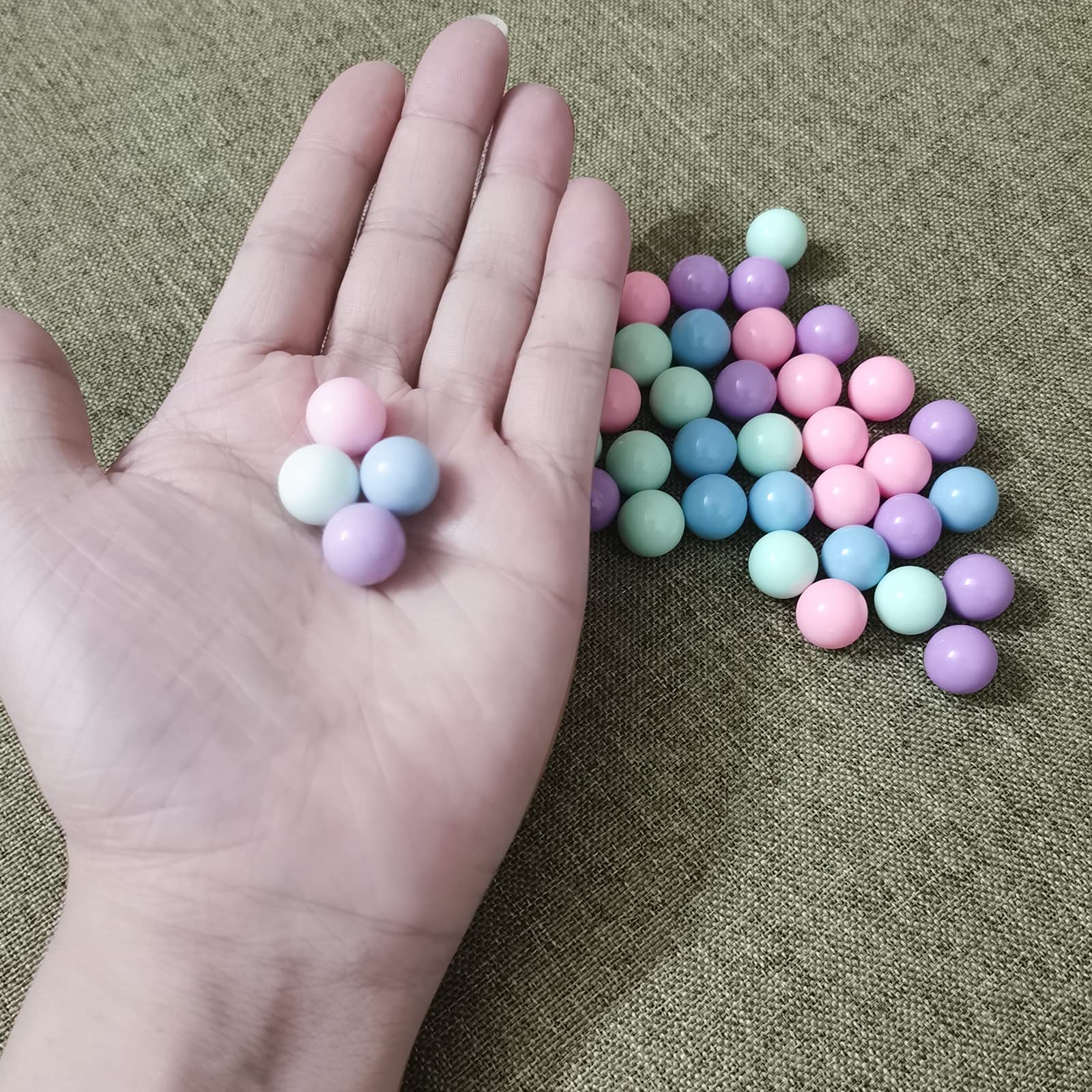 Hotusi 40Pcs Game Replacement Marbles Balls Compatible with Hungry Hungry Hippos