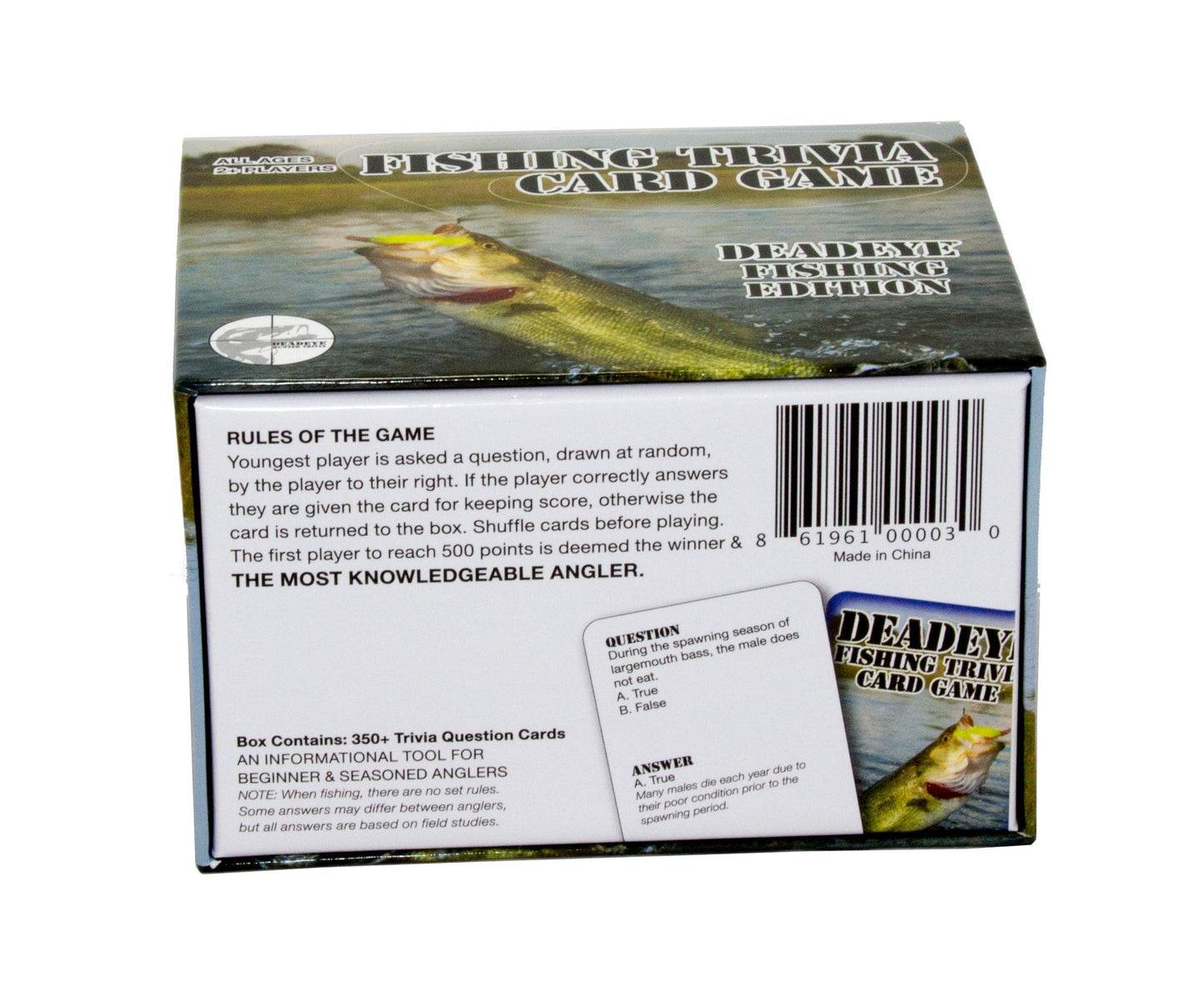 Deadeye Hunter Trivia Deadeye Fishing Trivia Card Game
