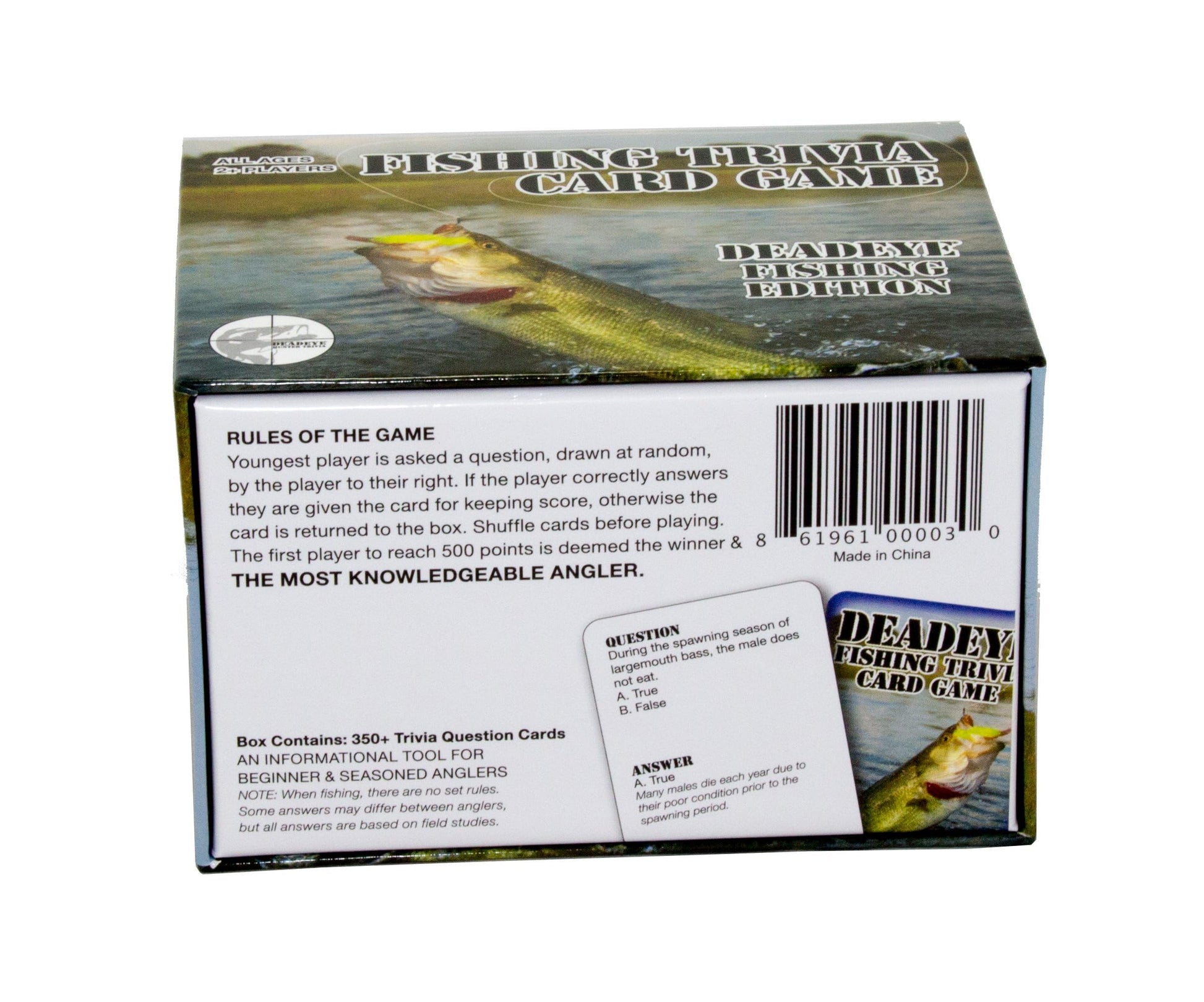 Deadeye Hunter Trivia Deadeye Fishing Trivia Card Game
