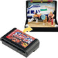 Console Heroes Super Street Fighter II Collectible Diorama - Mini Ryu & Ken Figures with Dock Stage Scene - Retro SEGA Genesis Cartridge Display &