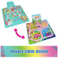 DreamWorks GABBY'S Dollhouse, Gabby Cat Playmat, with 2 Figures, Dollhouse Accessories & Board Game with Dice, Kids Toys for Girls & Boys Ages 3