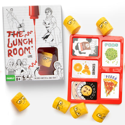 The Lunch Room Family Card Game - Fast Paced Food Fight Party Game for Kids & Adults, Fun for 3-6 Players, Easy to Learn for Family Game Night, 10-15