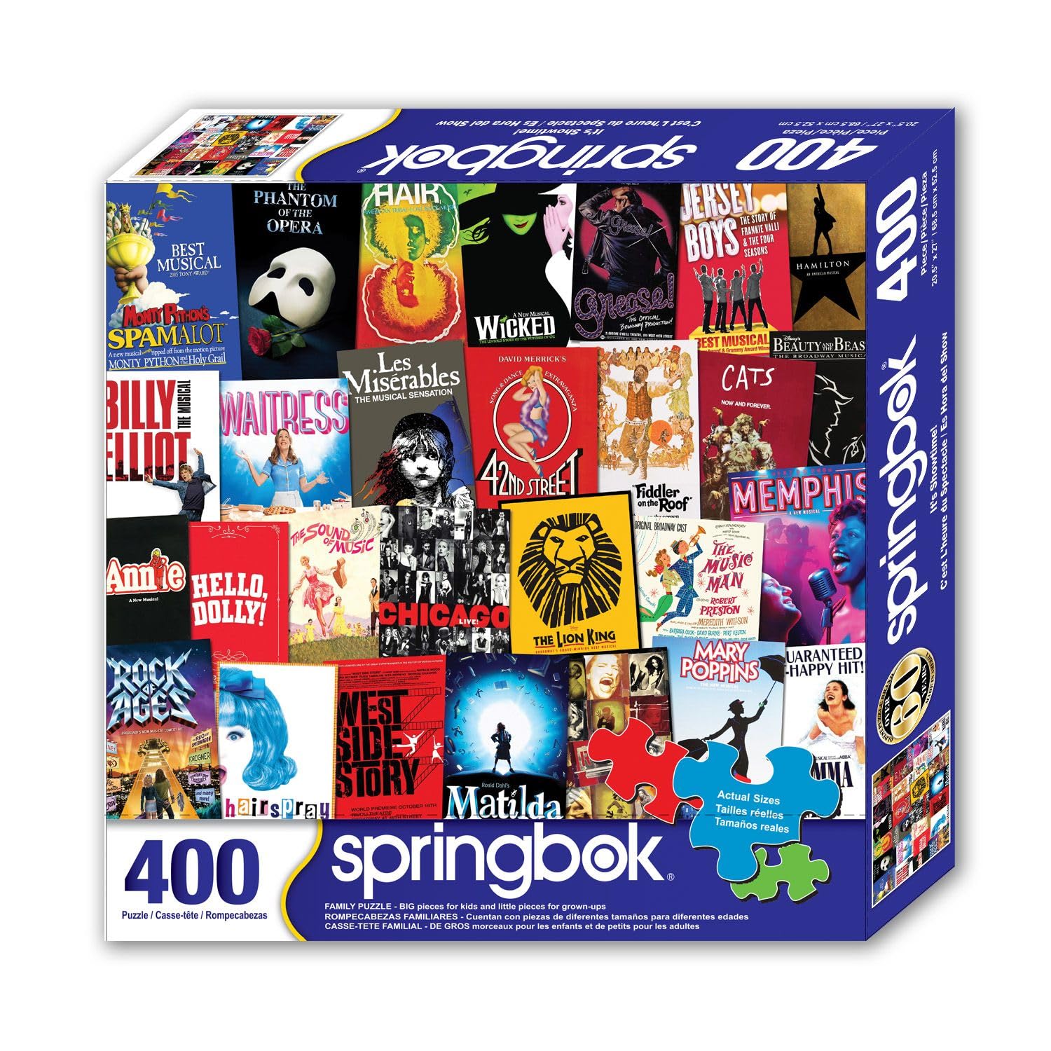 Springbok It's Showtime 400 Piece Jigsaw Puzzle for Adult and Family