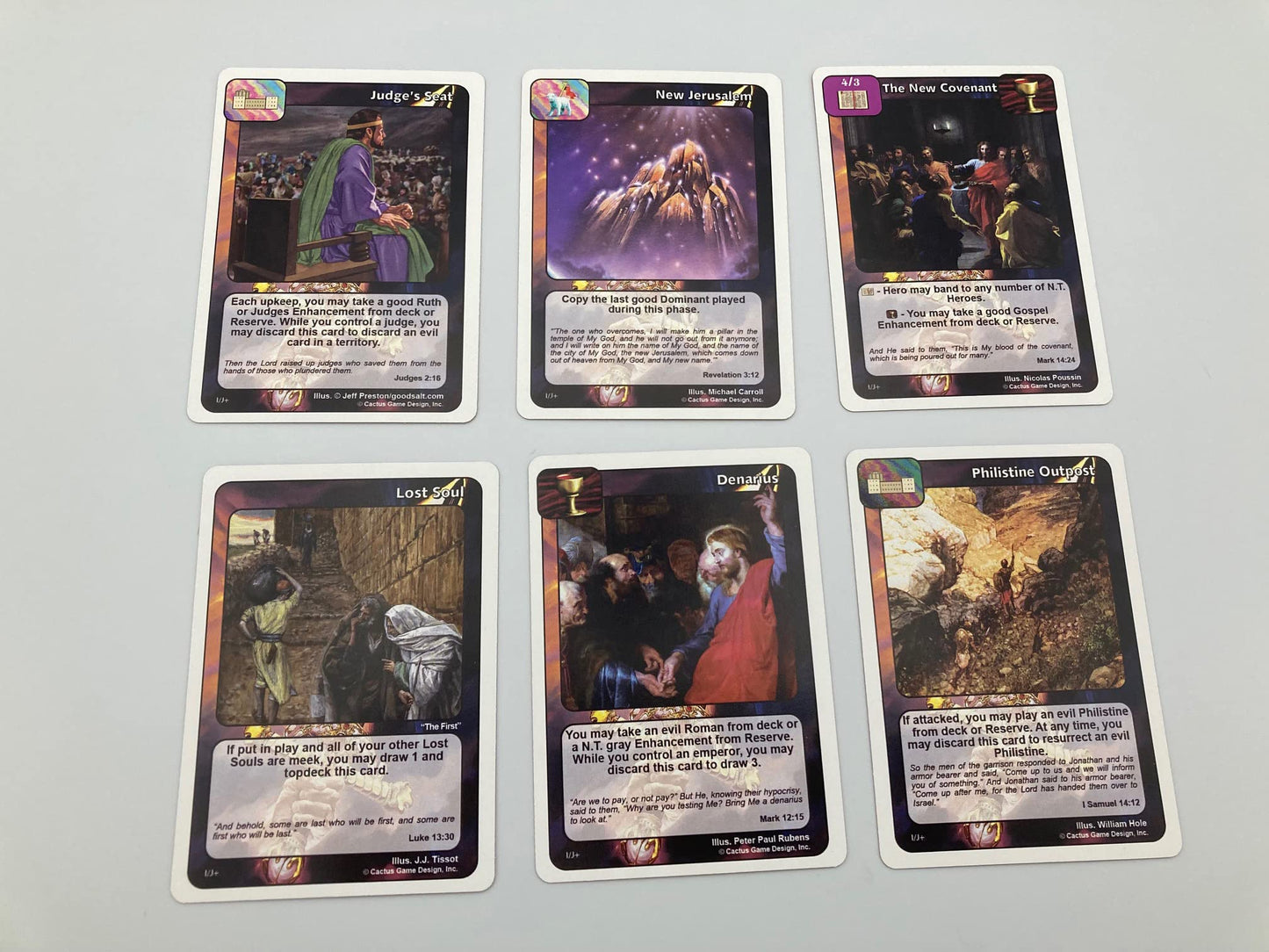 Redemption Bible Games 4th Ed. Starter Deck with 6 new Cards