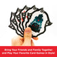 AQUARIUS IT Chapter 2 Shaped Playing Cards - IT Chapter 2 Themed Deck of Cards for Your Favorite Card Games - Officially Licensed IT Movie Merchandise
