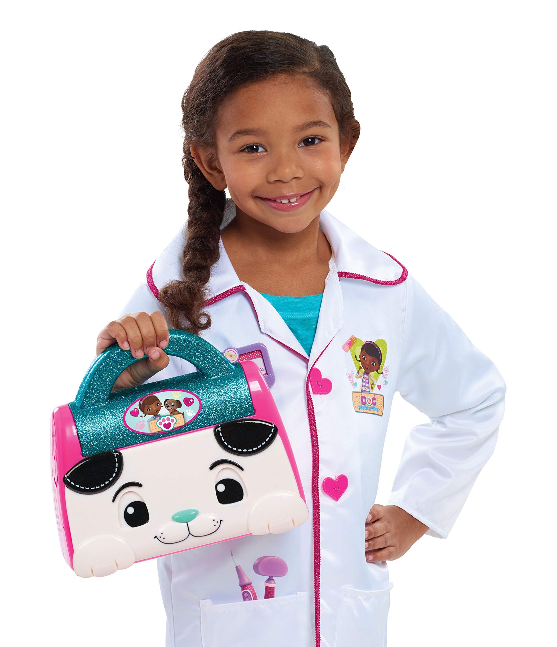 Disney Junior Doc Mcstuffin Pet Rescue Doctor's Bag Set with Lil' Nursery Pal Playset (Puppy)