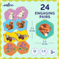eeBoo Life in a Meadow Memory & Matching Game, Ages 3+, 1-4 Players