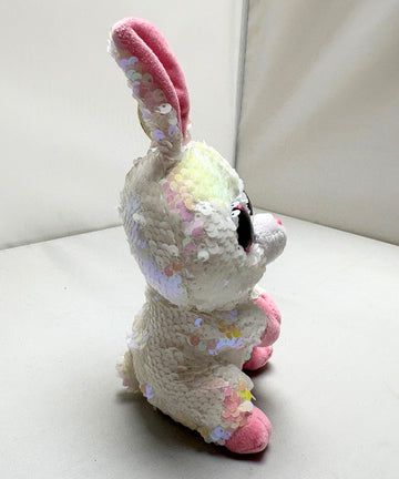 Ty - Flippables Small-Plush Sequins Bonnie The Rabbit 15 cm, TY36678, Multi-Colour