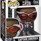 Funko POP Marvel: Falcon and The Winter Soldier - Captain America (Sam Wilson),3.75 inches,Multicolor,51630