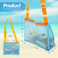 4E's Novelty 2X Shark Tooth Sifter for Beach with 2X Small Mesh Beach Bag for Shell Collecting, Metal Sand Scoop for Picking Up Shells - Beach Toys