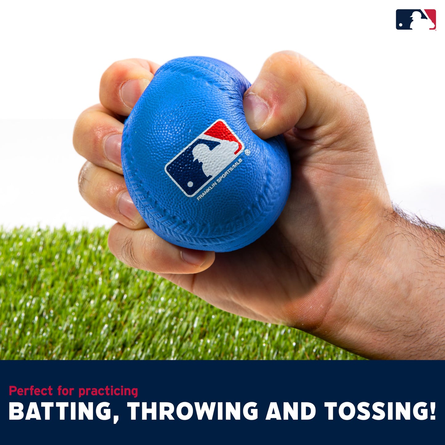 Franklin Sports MLB Foam Baseballs - 3 Pack