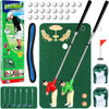 Wassteel Mini Golf Toys for Kids/Adult, Retirement Gift Two Mini Golfers for Parent-Child Interaction, Fun Play Golf Indoor Games, Family Game for 6 7