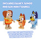 Bluey Garbage Truck Playset, Bingo & Bin Man Figures, Interactive Lever